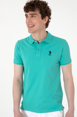 Erkek Slim Fit Polo Yaka Mint Basic Ti__rt - U.s. polo assn фото 3