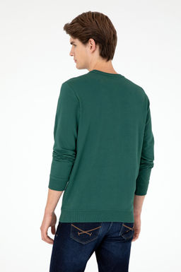 Мужской темно-зеленый свитшот Неожиданная скидка в корзине - U.s. polo assn фото 5