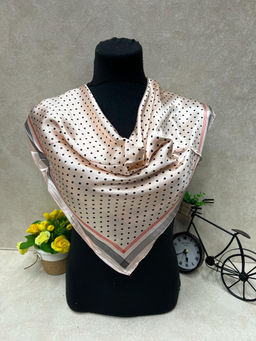 Легкий платок с принтом, мультицвет