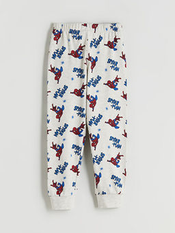 Beli Lastikli Spider-Man Bask?l? Erkek ?ocuk Pijama Alt
