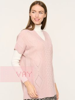 Жилет женский 5232-1761. 150 розовый жемчуг