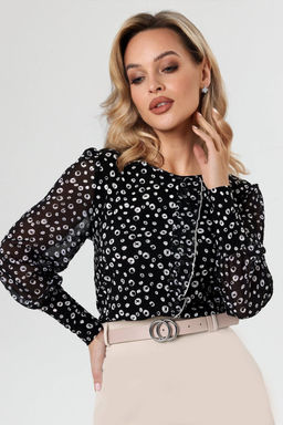 Блузка женская 7041-27/08/Жемчужно-серый - Rise фото 7