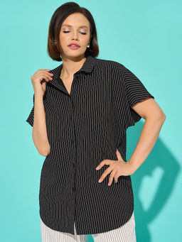 Рубашка 0293-1а черный кварц