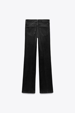 ZW COLLECTION BOOTCUT MID-WAIST CONTOUR JEANS - Zara фото 6