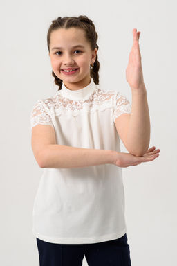 Камелия блузка детская кор. рукав