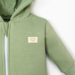 Комбинезон с капюшоном Крошка, Я BASIC LINE, рост 68-74 см, зелёный - Крошка я фото 6