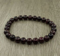 Гранат 7мм, браслет Классика длиной 17см - Agat77 фото 2