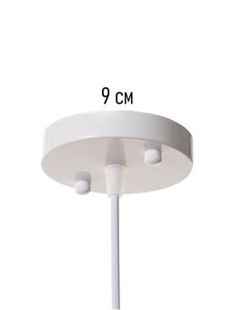 Светильник потолочный BayerLux Lea, 1×40 Вт, Е27, темно-фиолетовый, 26×26×32 см