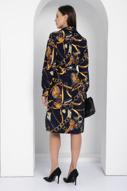 Платье Презентация стиля (темно-синее) П12650-15 - Lt collection фото 9