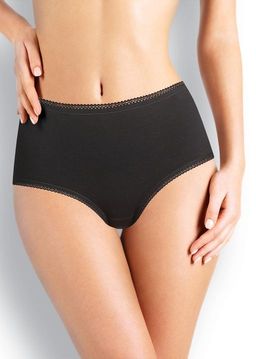 Трусы женские макси  M001 Clever (черный)