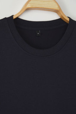 TRENDYOL MAN Koyu Lacivert Regular/Normal Kesim Basic Omuz Dar Kesim T-Shirt TMNSS25TS00071 - Trendyolmilla фото 4