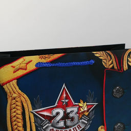 Пакет ламинированный вертикальный Для настоящего героя!, M 26 30 9 см - Дарите счастье фото 3