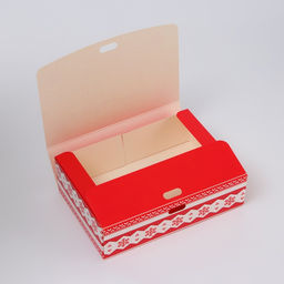 Цена за 3 шт. Коробка подарочная новогодняя складная, упаковка С Новым годом, 16?12?5 см