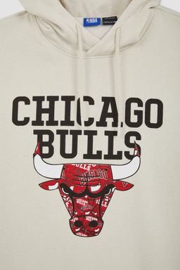 DeFactoFit Толстовка свободного покроя с капюшоном NBA Chicago Bulls  фото 7
