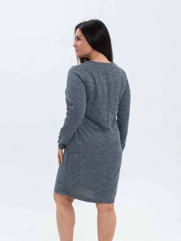 Платье женское, цвет серый