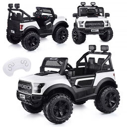 Электромобиль "Круиз" на аккумуляторе, с р/у управлением, в коробке (белый)