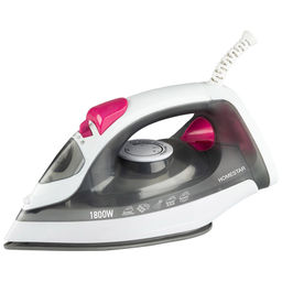 Утюг HomeStar HS-4012 серый (1800Вт, пар, спрей, паровой удар, самоочистка, керам.подошва)