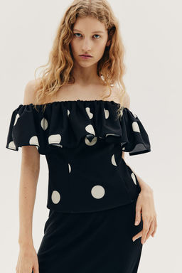 Top off-the-shoulder - H&m фото 3