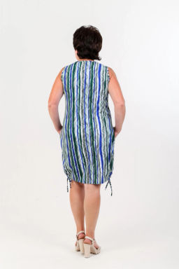 Сарафан женский, цвет синий зеленый