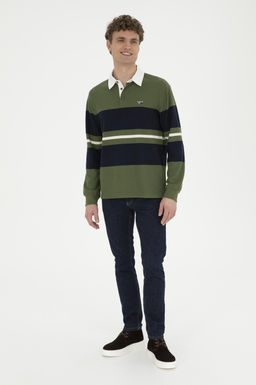 U. S. Polo Assn / Мужской зеленый свитшот - U.s. polo assn фото 4