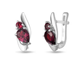 Серьги, родолит, Элиза