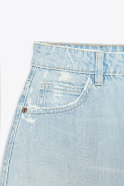 RIPPED TRF DENIM SKIRT - Zara фото 15