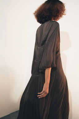 EMBROIDERED BEADED DRESS ZW COLLECTION - Zara фото 3