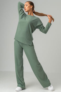 Женский костюм в рубчик-лапша Happyfox - Happy fox фото 12