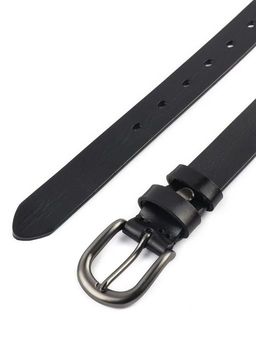 Мужской кожаный ремень Dierhoff ДРК 3051/3-30 Черный - Sergio valentini фото 5