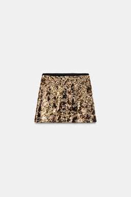 SEQUIN MINI SKIRT - Zara фото 7