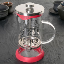 Чайник заварочный френч - пресс «Келли», 1 л, цвет красный