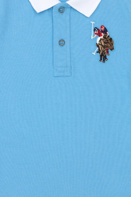 U. S. Polo Assn Базовая футболка-поло бирюзового цвета для мальчиков - U.s. polo assn фото 11