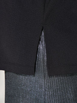 Блузка 0208-2 черный каменный