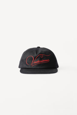 GORRA VISOR PLANO BORDADO WILLY CHAVARRIA X ZARA / Negro  фото 3