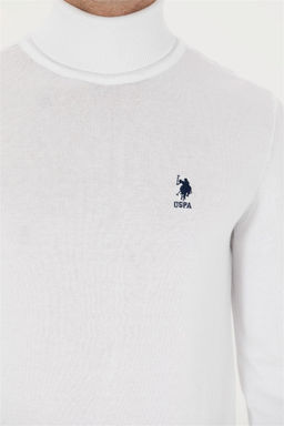 Мужской белый базовый свитер Неожиданная скидка в корзине - U.s. polo assn фото 7