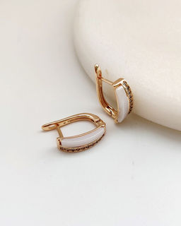 Серьги с керамикой