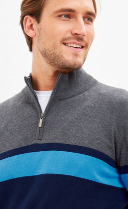 Джемпер F321-15245 d.blue-grey - Fine joyce фото 3