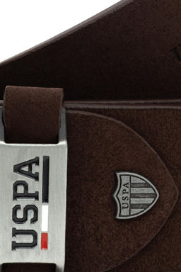U. S. Polo Assn Мужской коричневый пояс - U.s. polo assn фото 4