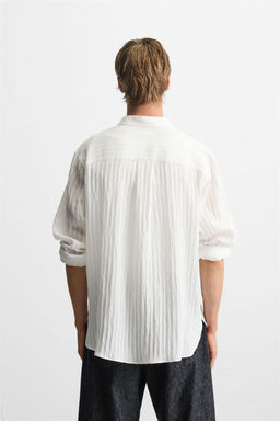 STRIPED JACQUARD SHIRT - Zara фото 3