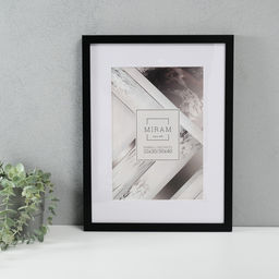 Фоторамка для фото 30×40 см с паспарту 21×30 см «МИРАМ», пластик