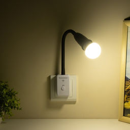 Бра с ПДУ «Синди» Е27 15 Вт черный 4×2×33 см