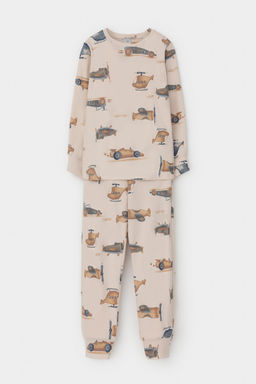 К 1552/бежевый,акварельные гонки, пижама