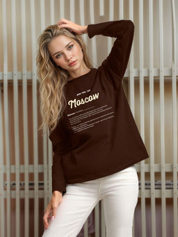 Лонгслив женский Дом там где...Moscow - Yollochka фото 18