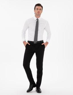 Белая стройная рубашка с длинным рукавом. - Cacharel фото 4