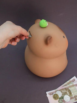 Копилка "Big Capybara Frog Friend"