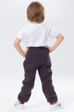 Теплые брюки из футера трехнитки с начесом для мальчика Bonito фото 17