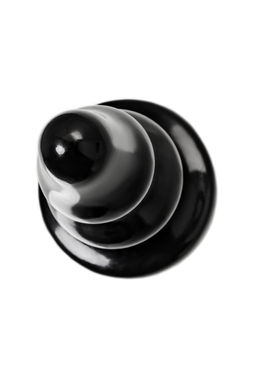 Анальная втулка TOYFA POPO Pleasure Monoceros, PVC, черная, 15 см, 7 см  фото 5