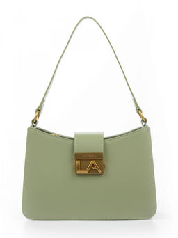 LACCOMA сумка АЛ2024-мятный натуральная кожа хлопок