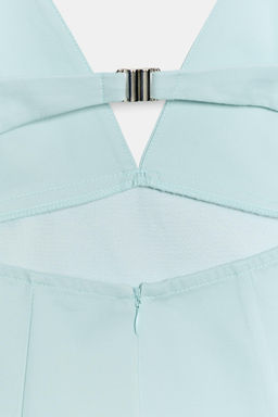 TOP TIRANTES PEPLUM / Azul agua - Zara фото 8
