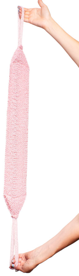 VIVAL Мочалка-стрейч массажная с ручками (растягивается до 100 см)  фото 3